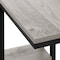 Monarch Specialties End Table, 18.25 W, 25.25 H, Particle Board, Metal, Grey I 3671 - alternate 7